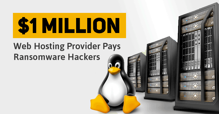 South Korean web hosting provider has agreed to pay $1 million in bitcoins to hackers after a Linux ransomware infected its 153 servers, encrypting 3,400 business websites and their data, hosted on them.